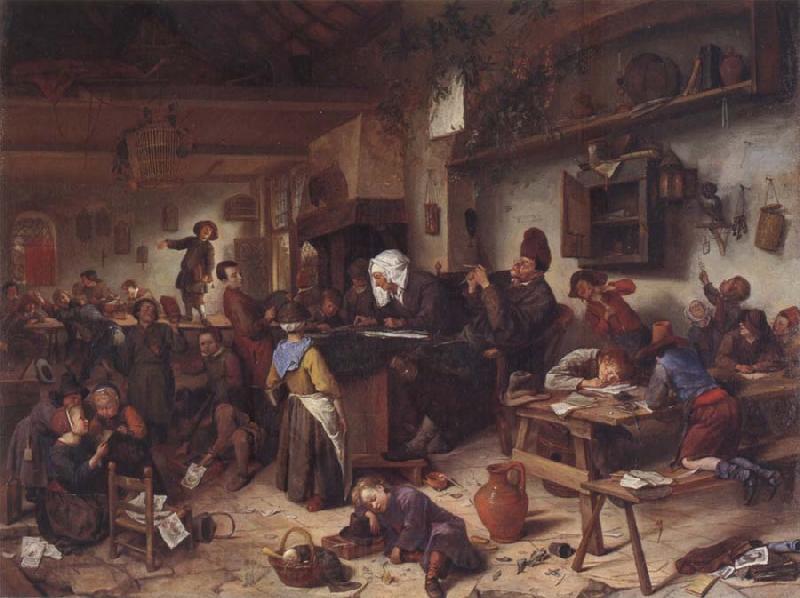 Jan Steen A Shool for boys and girls